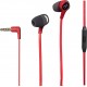 HP HyperX Cloud Auriculares Alámbrico Dentro de oído Juego Negro, Rojo